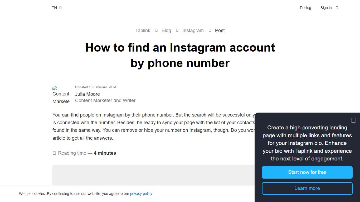 How do you find someone on Instagram by phone number?